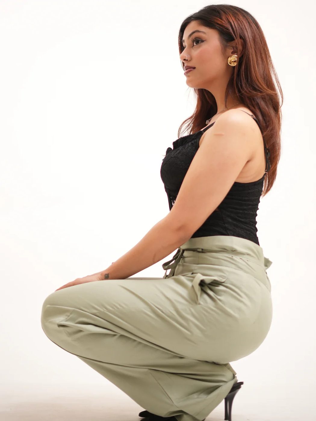 Sage Wide-Leg Trousers view 2